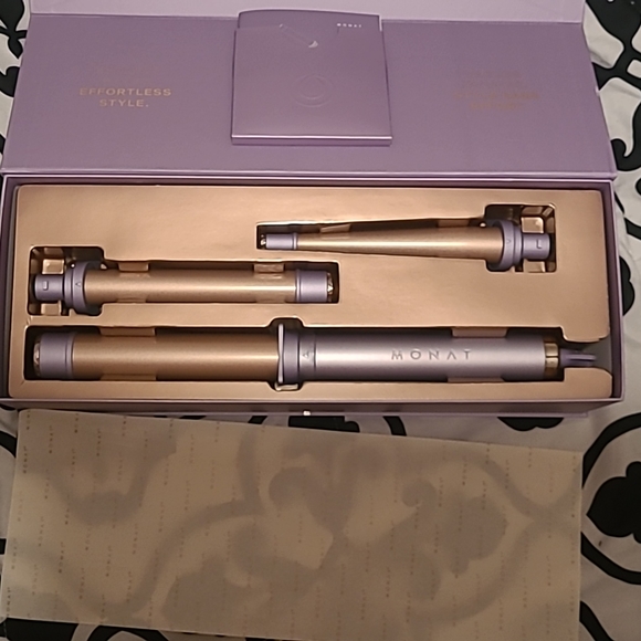 NWT Monat Triple Touch 3-in-1 Curling Wand - Picture 3 of 9